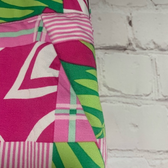 Loudmouth Pink Colorful Patchwork Madras Pants Size 32 x 32 - Picture 3 of 5